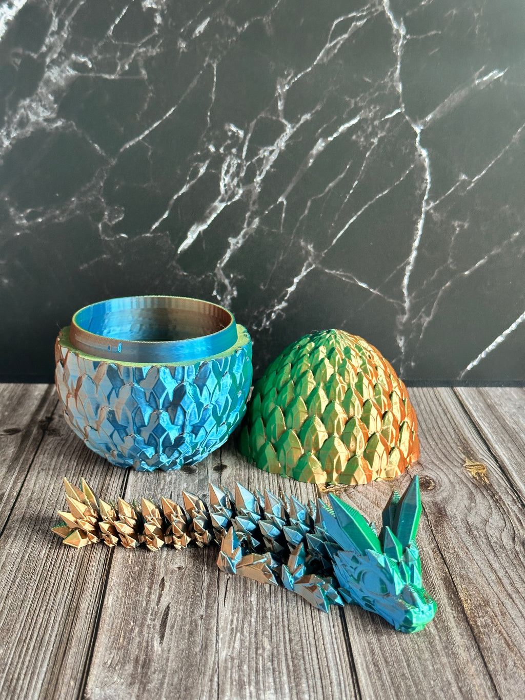 Flexi Dragon & Crystal Egg